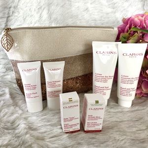 Clarins Hand & Nail Treatment Cream, TWO 100ml NIB